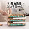 Food Savers Storage Containers Automatic rolling egg box multi-layer Rack Holder for Fridge fresh-keeping Basket storage containers kitchen organizers 230509