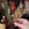 Gift Wrap 32Pcs Big Size Vintage Natural Transparent Waterproof Stickers Gold Foil Flowers Plants Decorative For DIY Art Crafts