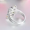 Wedding Rings Inlaid With A Variety Of Colored Crystal Engagement Ring Creative Ladies Fashion Wear Jewelry Exquisite