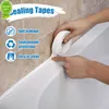 Ny PVC -tätningsremsa Tejp badrum badtoalett caulk tejp självhäftande vattentät mögelskyddsband för diskbänk vägghörn