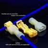 New 50 PCS T-Shaped Crimp Terminal Blocks Electrical Connector Connection Clamps Quick-Free Stripping Plugs Cable Connector Plug