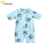 Children's swimwear ma baby 1-5Y Toddler Infant Kid Baby Boys Swimsuit Coconut Tree Print Summer Children Boys Swimwear Beachwear Bathing Suit P230509