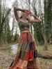 Gonne Boho Hippie da donna con coulisse - Tende elastiche a strati a vita alta per un look elegante!