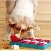 Jouets Puzzle de nourriture pour chien, bol pour animaux de compagnie, distributeur de nourriture, gamelle pour ingestion lente, jeux de cerveau interactifs, friandises pour chiots, Stimulation, boîte d'entraînement du qi