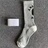 Calcetines de tiburón bordados con cabeza de hombre y mujer de lujo de moda clásica de diseñador calcetines de algodón puro estilo de Color clásico A011