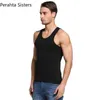 Hommes débardeurs 1 pièces hommes Fitness Cool été 100% coton gilet mâle sans manches gymnase mince décontracté maillot de corps cadeau 230509