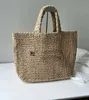 YBAG Rive Designer torba plażowa torba wielokolorowa torba na torby na zakupy słomowe liste