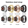 Premium rostfritt stål AP Mod Kit -band för Apple Watch Series 8 7 6 5 4 Ultra Bling Emery Band