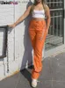 Женские штаны Capris Puss Faux Pu Y2K High Pants Wants Женщины шикарные повязки сексуальная осенняя тенденция кожаные брюки Club Club Slim Streetwear T230509