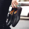 Dress Shoes Italian Mens Shoes Casual Luxury Brand Summer Men Loafers Genuine Leather Moccasins Light Breathable Slip on Boat Shoes JKPUDUN 230509