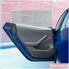 Autres accessoires intérieurs Kit de joint de porte Tesla modèle 3, bande de protection contre les intempéries en caoutchouc insonorisé, réduction du bruit du vent, livraison directe Mobi Dhhvd