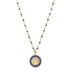 Catene Catena Boho Collana Vergine Maria In Acciaio Inossidabile Per Donna Colore Oro Virgen Maria Medalla Girocollo Religioso