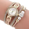 Montres-bracelets 7135 haute qualité belle mode femmes Bracelet montre dames décontracté rond analogique Quartz poignet pour