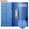 New Naierdi 2pcs/مجموعة الخزانة المغناطيسية يمسك باب المغناطيس توقف الباب الخفي أقرب مع المسمار لأجهزة أثاث خزانة خزانة خزانة