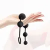 Anal Toys Bead Silicone Butt Vaginal Plug Ring for Men Women Chain with 6 Balls Adults Erotic Sex Prostate Massage 230509
