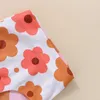 Two-Pieces Baby Girls Swimsuits Toddler Kid Floral Print Swimwear For Girls Bikini Set Infant Summer Bikini Set
