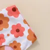 Deux pièces bébé filles maillots de bain enfant en bas âge maillot de bain imprimé fleuri pour filles Bikini ensemble infantile été Bikini ensemble