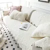 Stoel bedekt alle seizoenen Universal Cotton American-stijl vaste kleuren Sofa Cushion Fabric niet-slip deksel handdoek