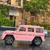 Diecast Modelo 1/24 G63 G65 Alloy Pink Car Modelo