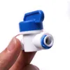 Kökskranar 1/2/5st Blue and White 1/4 "Quick Connect Water Purifier Control Switch Ball Ventil Accessories