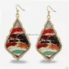 Charme Vintage Renaissance Peinture À L'huile En Cuir Boucle D'oreille Pour Les Femmes Géométrique Feuille Boucles D'oreilles Main Artisanat Boho Bijoux Livrer Dhgarden Dhkdu