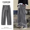 Herenjeans 2023 Nieuwe Koreaanse mode losse jeans klassieker rechte baggy brede poot broek street hiphop broek 3xl zwart grijs blauw z0508