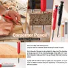 Altri utensili manuali Solid Carpenter Pencil Set Meccanico 3 colori Ricarica Carpenteria Marcatura Scriber Costruzione Lavorazione del legno 230510