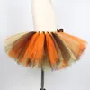 Rokken babymeisjes dieren leeuw tutu rok outfit voor kinderen verjaardagsfeestje tule rokken kinderen kerst Halloween -kostuums met boog 230510