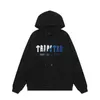 Vêtements de créateurs Sweat-shirts pour hommes Survêtements Sweats à capuche High Street Niche Rap Tendance Trapstar Serviette Brodée Peluche Sweat à capuche Lâche Casual Pull Veste FIV4