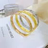 Link Bracelets Fashion Simple Lovers Personality Stars Hollow Titanium Steel Bracelet Women Hand Jewelry Stainless Cuff Bangles