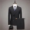 Men's Suits Custom Made Groom Wedding Dress Blazer Pants Business High-end Classic Trousers SA04-38999