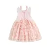 Mädchenkleider Pudcoco Kleinkind Kinder Baby Prinzessin Kleid Sommer ärmellos Tüll mit Schmetterlingsflügeln 6M-4T