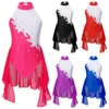 Girl Dresses Girls Ballet Dance Tutu Dress Gymnastics Tuchard Kinderkinderen Kinderen Moderne hedendaagse lyrische kostuums voor podiumprestaties