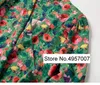 Women's Blouses Shirts Elfbop Ladies Bloemen Druk Wrap V Neck Blouse Shirt Top 230510