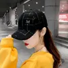 Chapeau femme polyvalent étudiant mode coréenne tendance casquette à visière femme visage rond grand visage chapeau de Baseball femmes quatre saisons