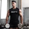 Mens Tank Tops Workout Cotton Clothing Gym Top Brand Casual Training Fitness Singlets Fashion Sleeveless Running Underhirt 230509