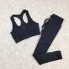 Roupa de ioga 2/3 peças de ioga sem costura fitness terno de fitness feminino