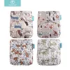 Couches lavables Happyflute 4pcs / Set Lavable Eco-Friendly Cloth Diaper Cover Réglable Nappy Couches Lavables Réutilisables Cloth Nappy fit 3-15kg Bébé 230510