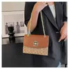 50 % Rabatt auf den Online-Shop Kettentasche 2023 Neue vielseitige Damen-Tasche mit einer Schulter und Unterarm, modisches Straddle-Muster, klein, quadratisch, für Damen