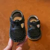 Sandalen Toddler baby Zomer babymeisjes jongens anticollisie schoenen zacht bodem echte leer kinderen kinderen strand 230509