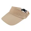Chapéus largos da borda Summer Mulheres esportes Base de beisebol Classic Sun Visor Hat Hat ajustável Running algodão de algodão