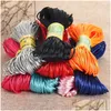 Fil De Cordon 20 Mètre 1Mm Fil De Polyester Diy Pour Bracelet Fait Main Collier Mticolor Noeud Chinois Couture Drop Delivery J Dhgarden Dhxrm