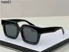 lunettes de soleil design de luxe pour hommes femmes hommes cool style chaud mode classique plaque épaisse noir blanc cadre carré homme bureau lunettes de soleil designer avec boîte d'origine