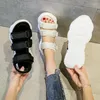 Sandalet 2023 Net Kırmızı Ayı Kadınlar Sandalyas Yaz Öğrencileri Düz Platform Ayakkabıları Kanca ve Döngü All Maç Spor ayakkabıları Femmes