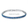 Bracelet Mode 13 Rangée Glacé Tennis Bracelet Zircone Triple Serrure Hiphop Bracelets Bijoux De Mariée Charme Étincelant Pour La Fête Dhgarden Dhn1S