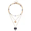 Designer sieraden voor vrouwen ketting ins multi-layer devil's eye collarbone ketting koel koel ketting ketting