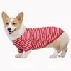 Vesten Katoen Hond T-shirt Zomer Huisdierenkleding Welsh Corgi Kleding Pyjama Pommeren Bichon Poedel Schnauzer Mopshond Franse Bulldog Kostuum