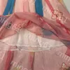 23ss kids designer clothes girls Dress Abiti a maniche corte Il nuovo Hanfu Butterfly mussola Princess Abito a maniche corte grandi Gonne per ragazze Abbigliamento per bambini di alta qualità