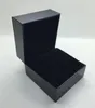 Cajas de reloj Caja de cuero negro de lujo con almohada Regalo de joyería al por mayor 26 Se puede personalizar el logotipo