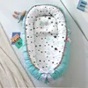 Bassinets Cradles Portable Baby Nest Playpen Bed Cradle born Crib Cushion Bassinet Stroller Fence with Bag Travel 230510
